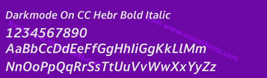 Darkmode On CC Hebr Bold ItalicPreview Darkmode On CC Hebr Bold ItalicPreview