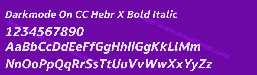 Darkmode On CC Hebr X Bold ItalicPreview Darkmode On CC Hebr X Bold ItalicPreview