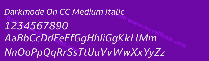 Darkmode On CC Medium ItalicPreview Darkmode On CC Medium ItalicPreview