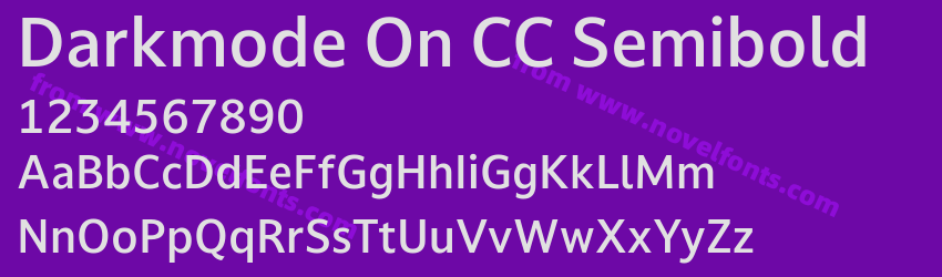 Darkmode On CC SemiboldPreview Darkmode On CC SemiboldPreview