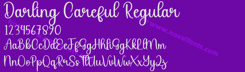 Darling Careful RegularPreview Darling Careful RegularPreview