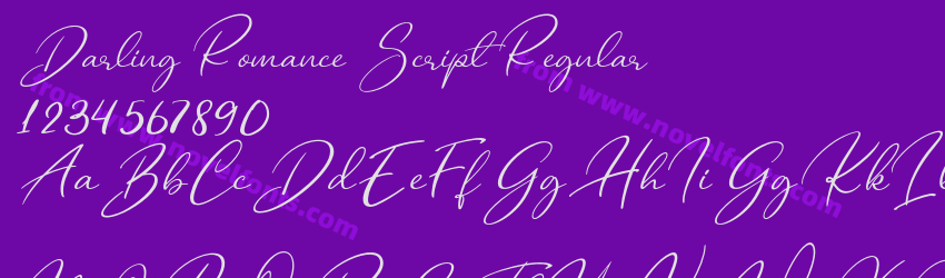 Darling Romance Script RegularPreview Darling Romance Script RegularPreview