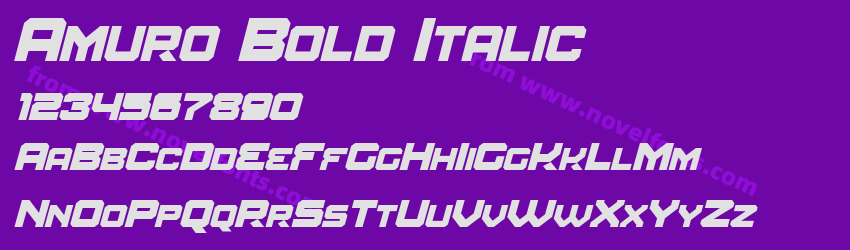 Amuro Bold ItalicPreview