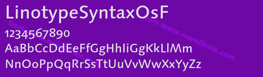 LinotypeSyntaxOsFPreview