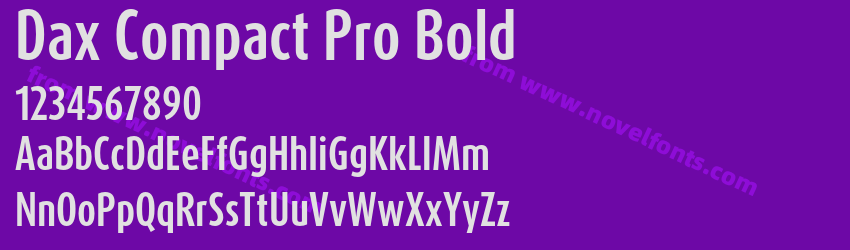 Dax Compact Pro BoldPreview Dax Compact Pro BoldPreview