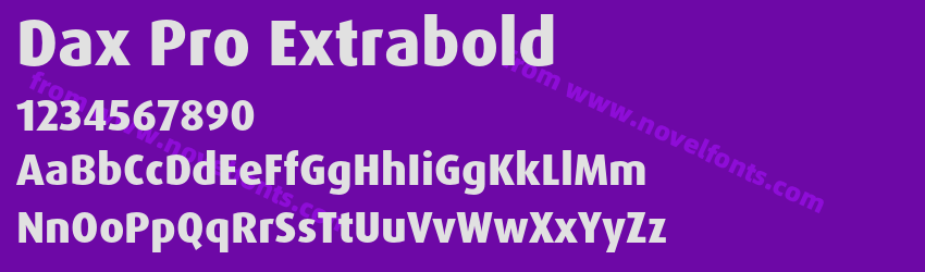 Dax Pro ExtraboldPreview Dax Pro ExtraboldPreview