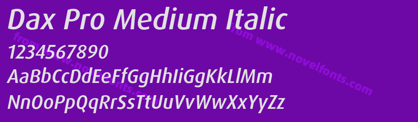Dax Pro Medium ItalicPreview Dax Pro Medium ItalicPreview