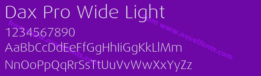 Dax Pro Wide LightPreview