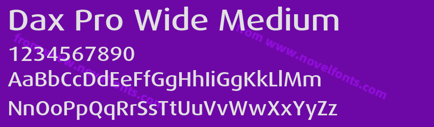 Dax Pro Wide MediumPreview Dax Pro Wide MediumPreview