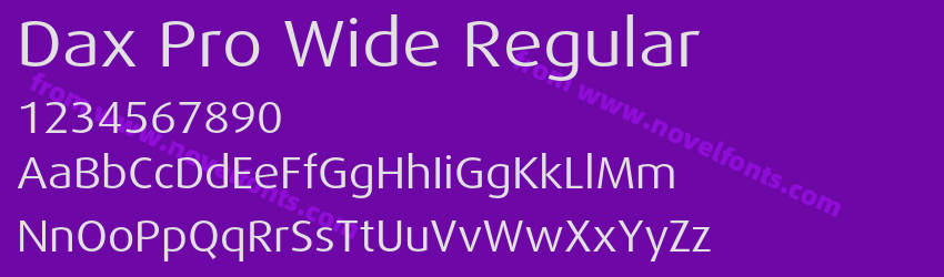 Dax Pro Wide RegularPreview Dax Pro Wide RegularPreview