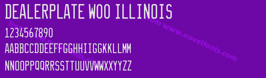 Dealerplate W00 IllinoisPreview Dealerplate W00 IllinoisPreview