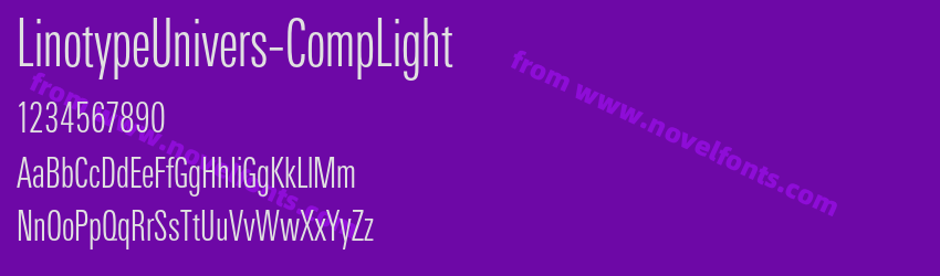 LinotypeUnivers-CompLightPreview