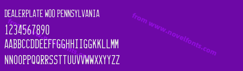 Dealerplate W00 PennsylvaniaPreview Dealerplate W00 PennsylvaniaPreview