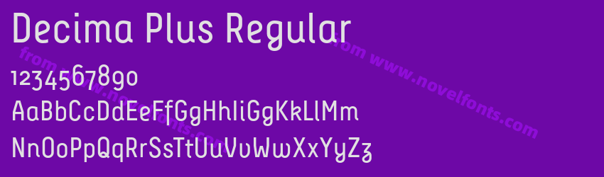 Decima Plus RegularPreview Decima Plus RegularPreview