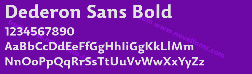 Dederon Sans BoldPreview
