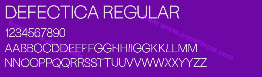 Defectica RegularPreview Defectica RegularPreview