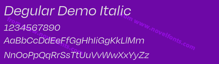 Degular Demo ItalicPreview Degular Demo ItalicPreview