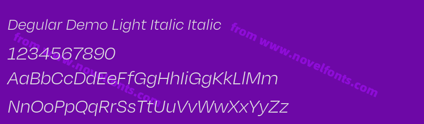Degular Demo Light Italic ItalicPreview Degular Demo Light Italic ItalicPreview