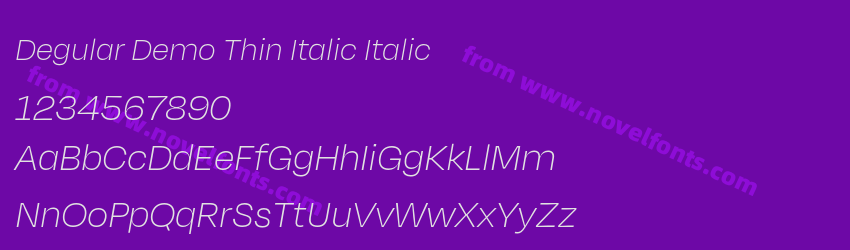 Degular Demo Thin Italic ItalicPreview Degular Demo Thin Italic ItalicPreview