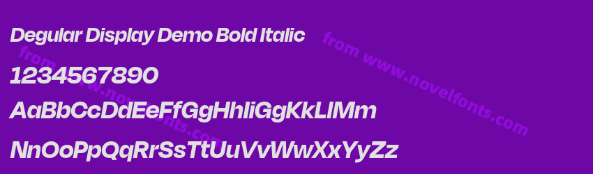 Degular Display Demo Bold ItalicPreview Degular Display Demo Bold ItalicPreview