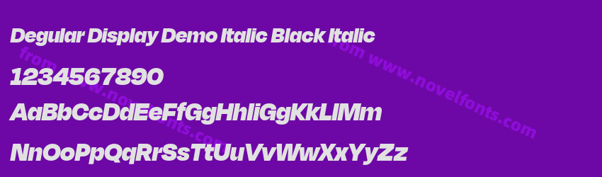 Degular Display Demo Italic Black ItalicPreview