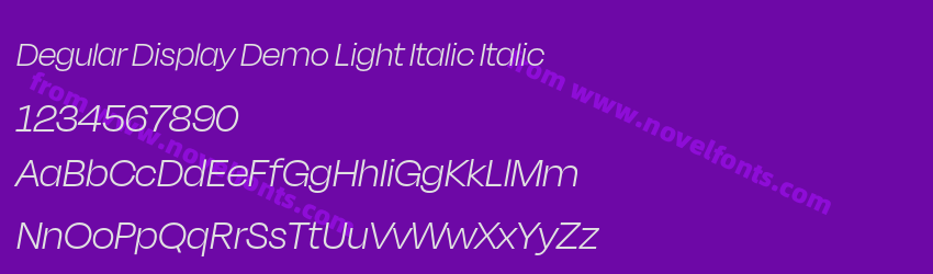 Degular Display Demo Light Italic ItalicPreview Degular Display Demo Light Italic ItalicPreview