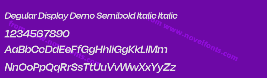 Degular Display Demo Semibold Italic ItalicPreview Degular Display Demo Semibold Italic ItalicPreview