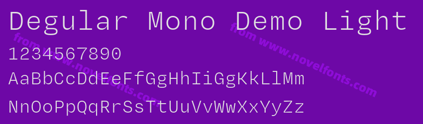 Degular Mono Demo LightPreview Degular Mono Demo LightPreview