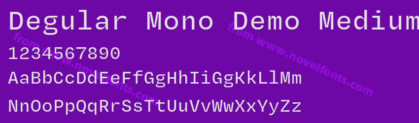 Degular Mono Demo MediumPreview Degular Mono Demo MediumPreview
