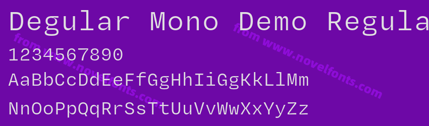 Degular Mono Demo RegularPreview Degular Mono Demo RegularPreview