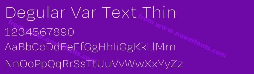 Degular Var Text ThinPreview Degular Var Text ThinPreview