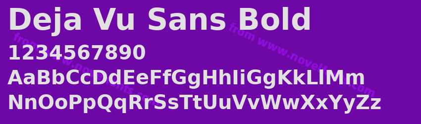 Deja Vu Sans BoldPreview Deja Vu Sans BoldPreview