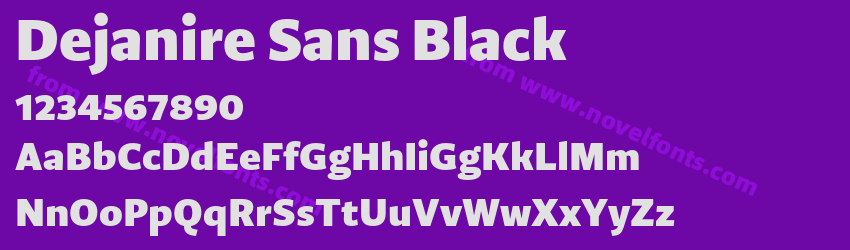 Dejanire Sans BlackPreview Dejanire Sans BlackPreview