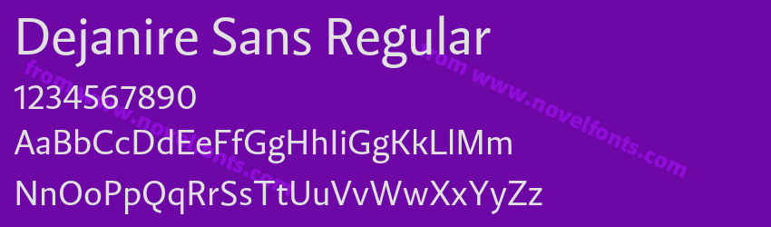 Dejanire Sans RegularPreview Dejanire Sans RegularPreview