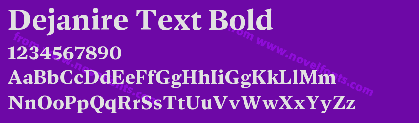 Dejanire Text BoldPreview Dejanire Text BoldPreview