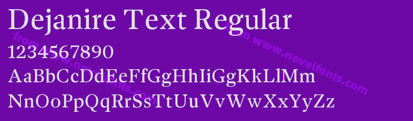 Dejanire Text RegularPreview Dejanire Text RegularPreview