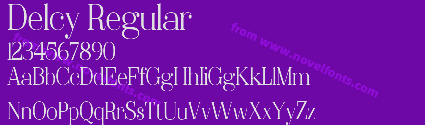 Delcy RegularPreview Delcy RegularPreview