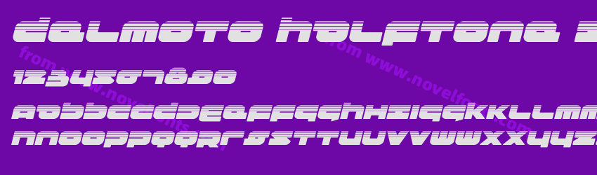 Delmoto Halftone ItalicPreview Delmoto Halftone ItalicPreview