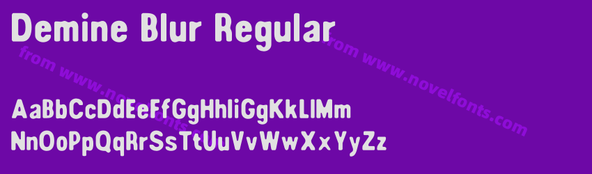 Demine Blur RegularPreview Demine Blur RegularPreview