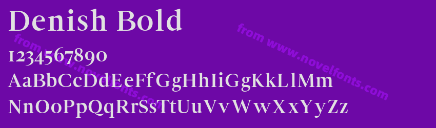 Denish BoldPreview