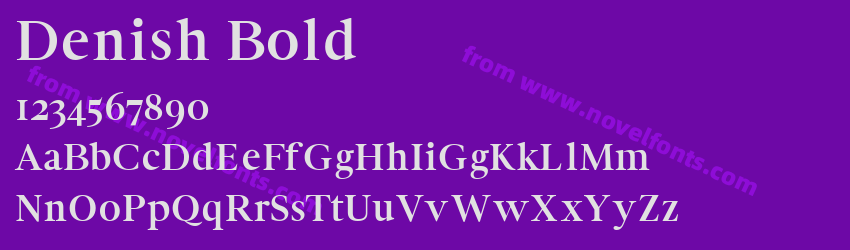Denish BoldPreview