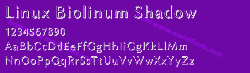 Linux Biolinum ShadowPreview