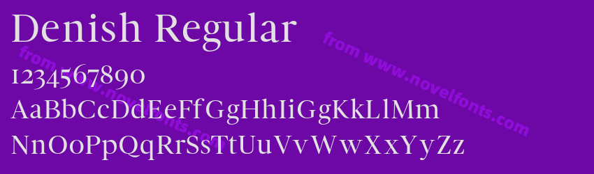 Denish RegularPreview