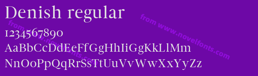 Denish regularPreview Denish regularPreview