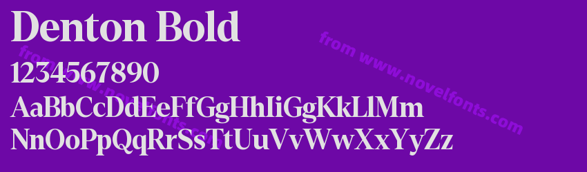 Denton BoldPreview