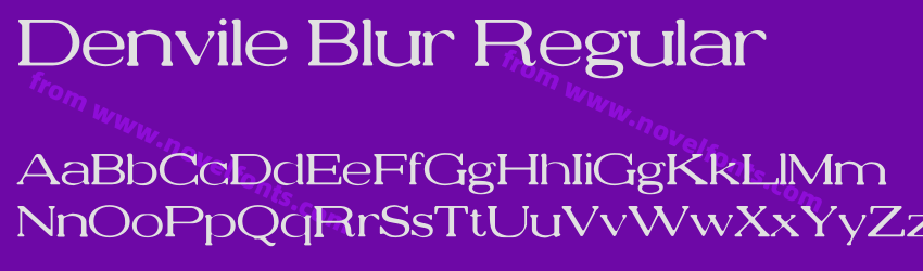 Denvile Blur RegularPreview