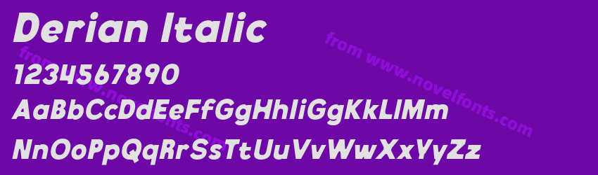 Derian ItalicPreview