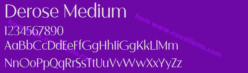 Derose MediumPreview