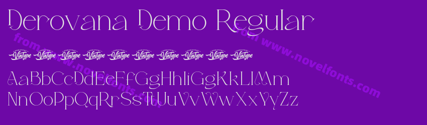 Derovana Demo RegularPreview Derovana Demo RegularPreview
