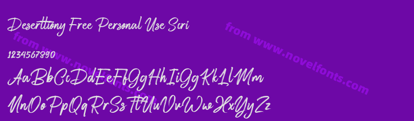 Deserttiony Free Personal Use ScriPreview Deserttiony Free Personal Use ScriPreview